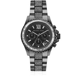 ✔MK Everest Glitz Gunmetal Chronograph Watch